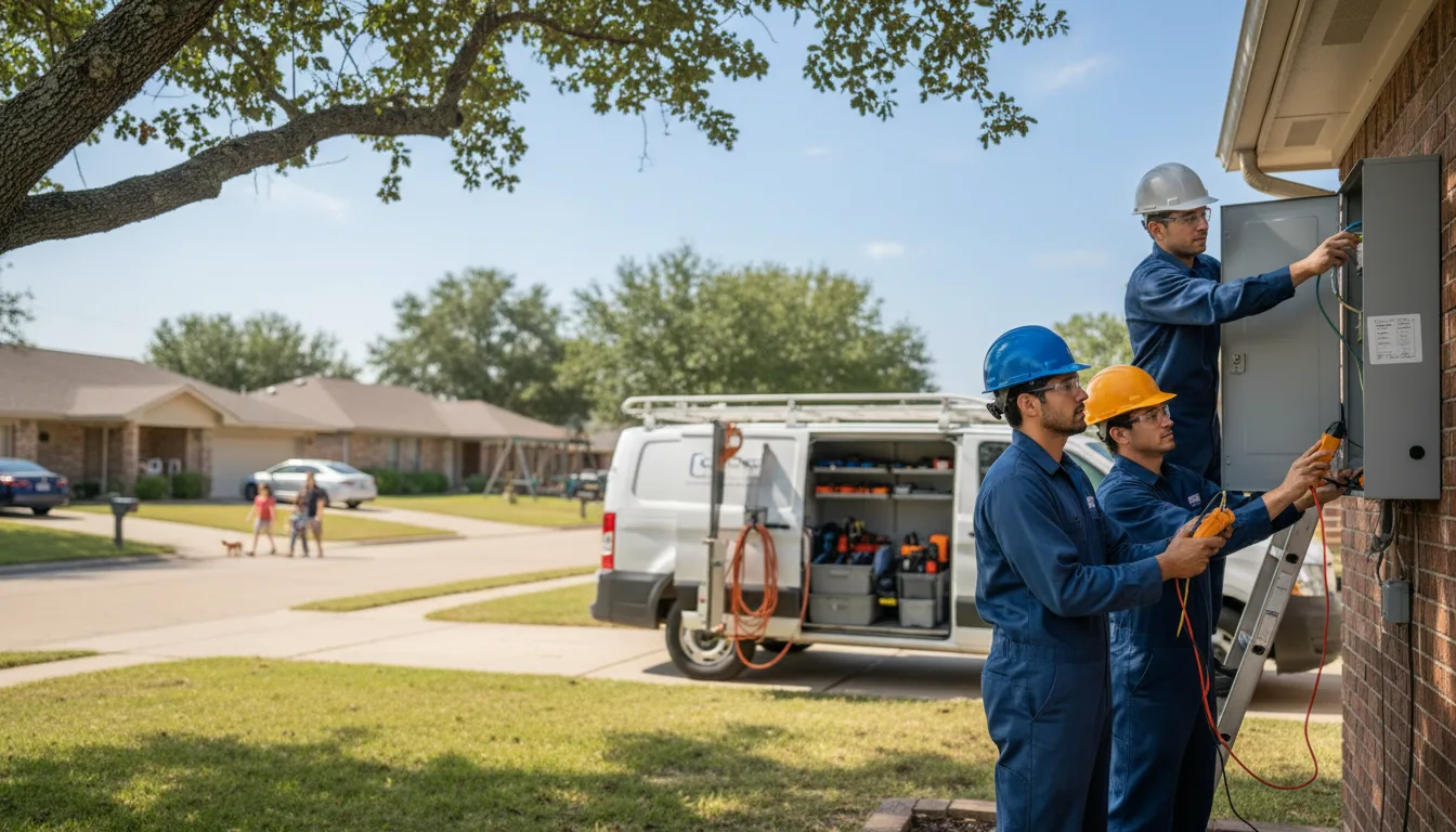 Certified electrician providing emergency electrical services in Maysville, AR